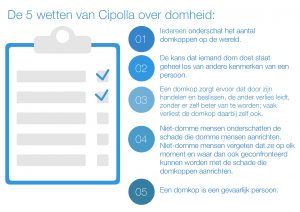 domheid en de 5 wetten van Cipolla