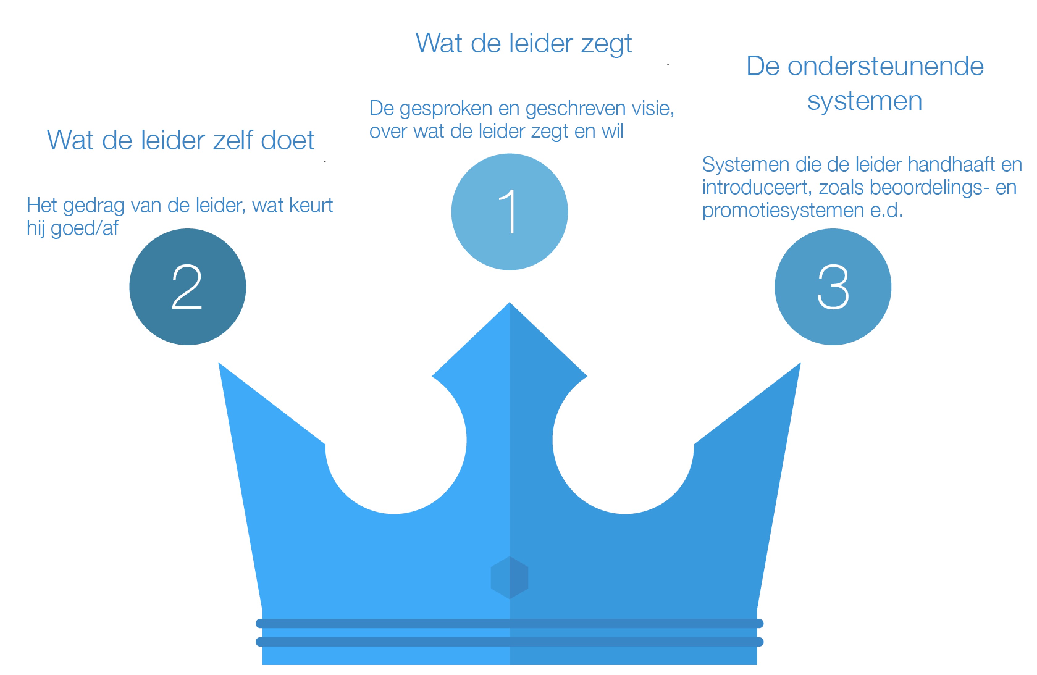 De 3 talen van de leider met of zonder echte visie